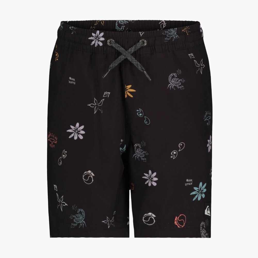 NWT Quiksilver Kids' Surfsilk Mix Volley Swim Trunks